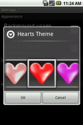 Hearts Live Wallpaper android App screenshot 1