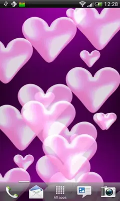 Hearts Live Wallpaper android App screenshot 3